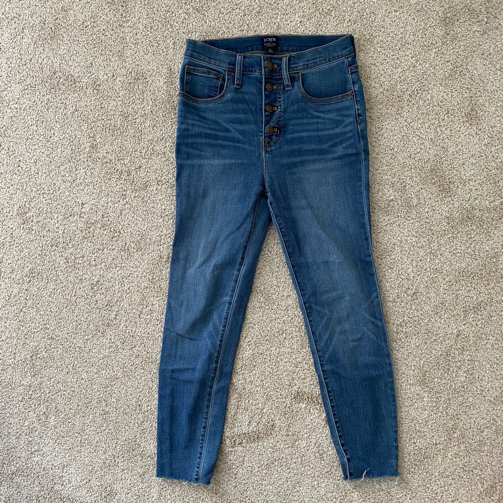JCrew Size 27 button fly jeans